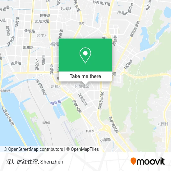 深圳建红住宿 map