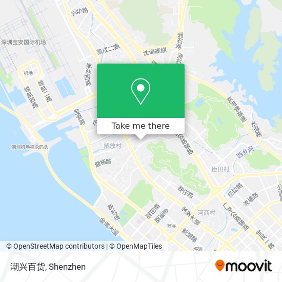 潮兴百货 map