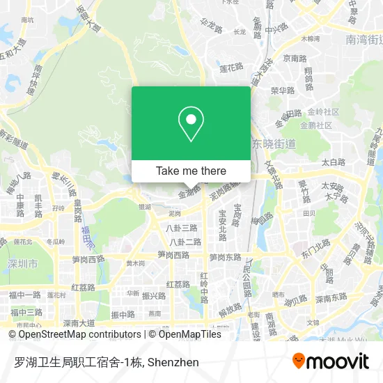 罗湖卫生局职工宿舍-1栋 map