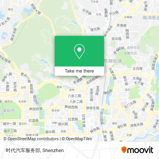 时代汽车服务部 map
