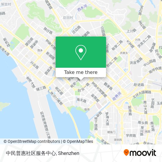 中民普惠社区服务中心 map