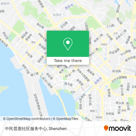 中民普惠社区服务中心 map