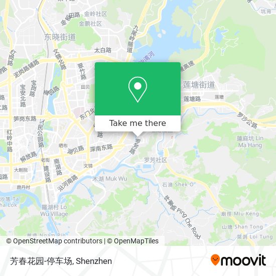 芳春花园-停车场 map