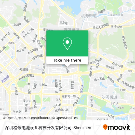 深圳格银电池设备科技开发有限公司 map
