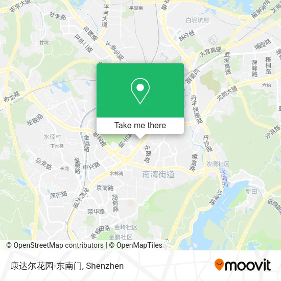 康达尔花园-东南门 map