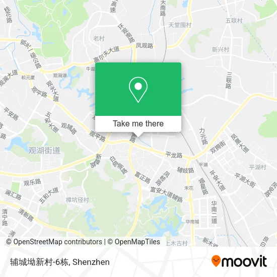 辅城坳新村-6栋 map