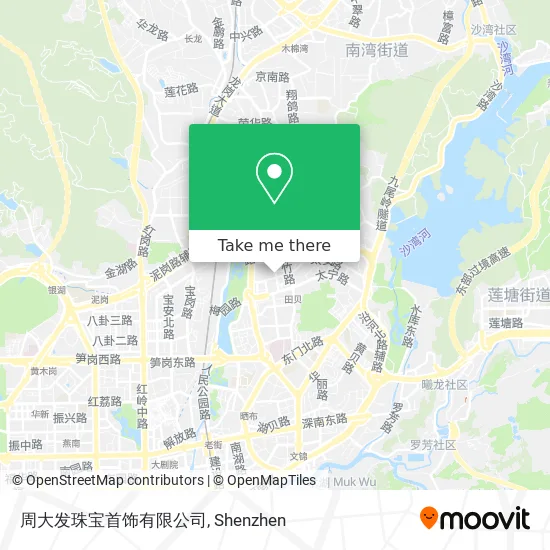 周大发珠宝首饰有限公司 map