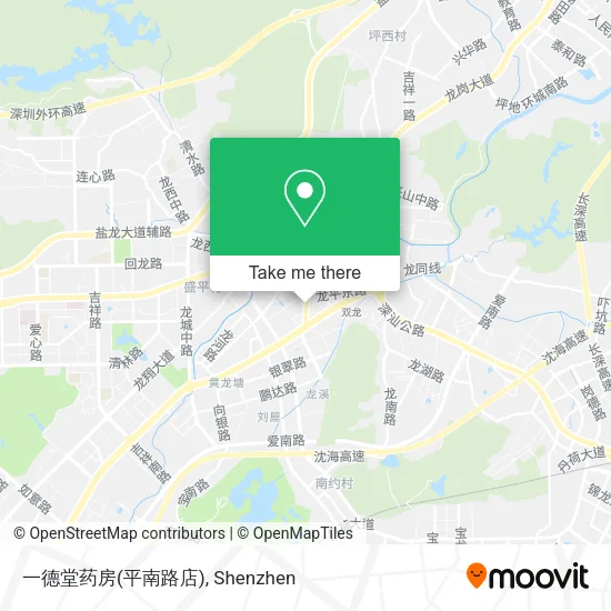 一德堂药房(平南路店) map