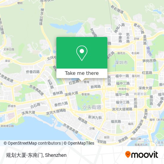规划大厦-东南门 map