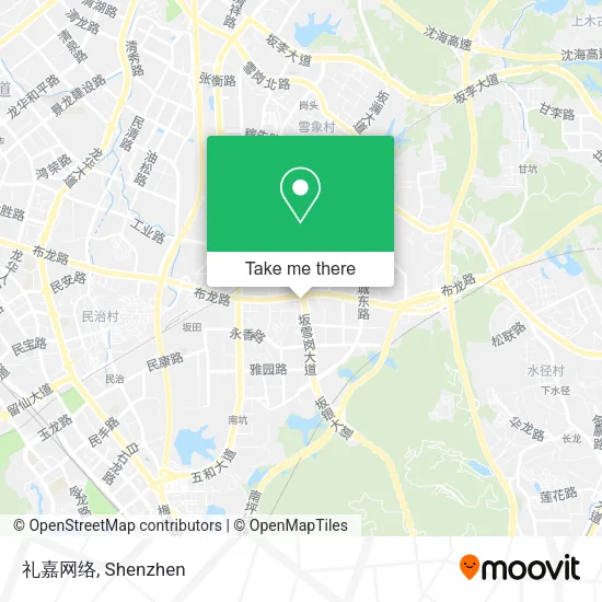 礼嘉网络 map