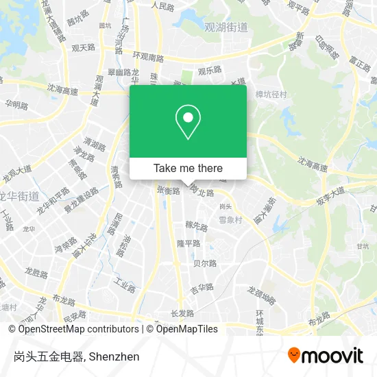 岗头五金电器 map