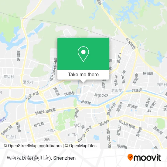 昌南私房菜(燕川店) map