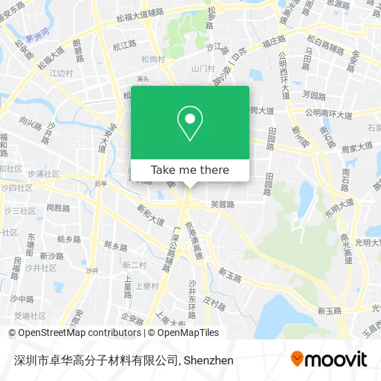 深圳市卓华高分子材料有限公司 map
