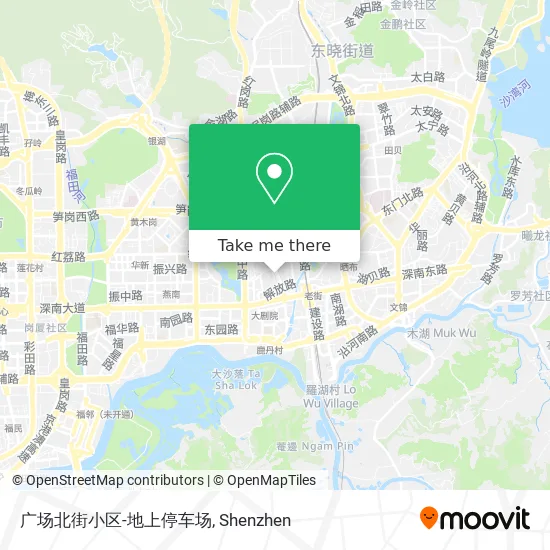 广场北街小区-地上停车场 map