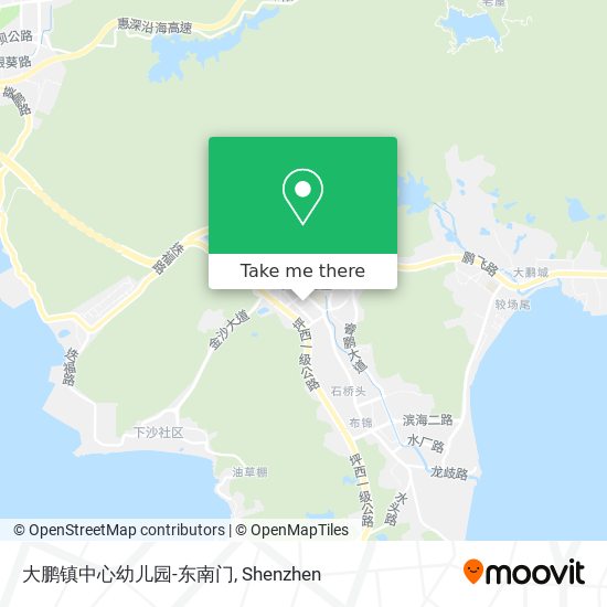 大鹏镇中心幼儿园-东南门 map