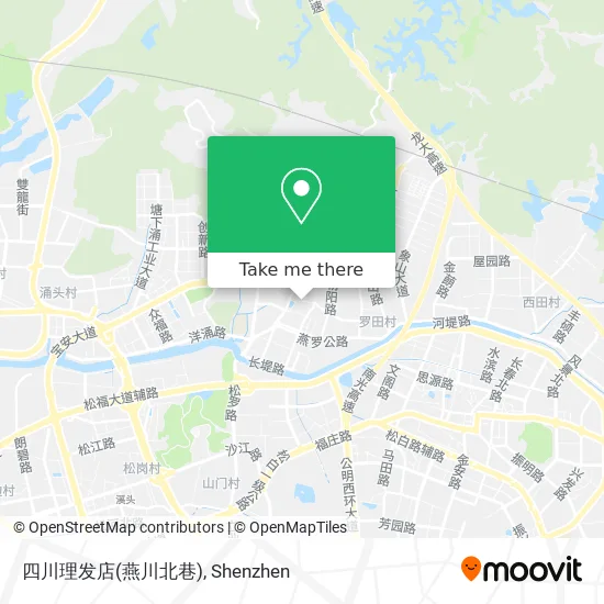 四川理发店(燕川北巷) map