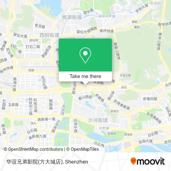 华谊兄弟影院(方大城店) map