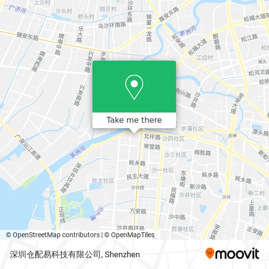深圳仓配易科技有限公司 map