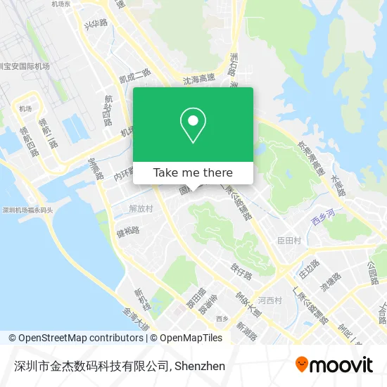 深圳市金杰数码科技有限公司 map