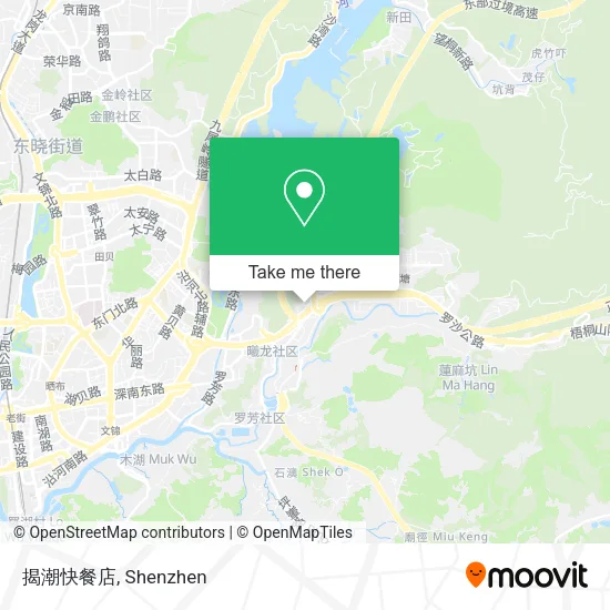 揭潮快餐店 map