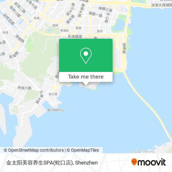 金太阳美容养生SPA(蛇口店) map
