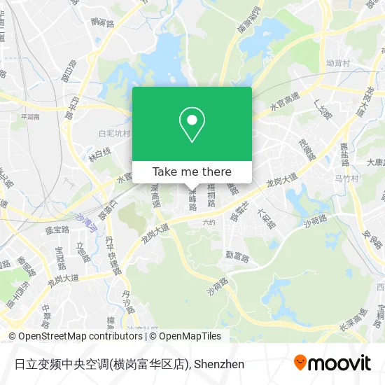 日立变频中央空调(横岗富华区店) map