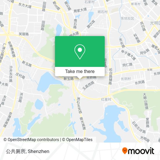 公共厕所 map