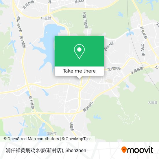 润仟祥黄焖鸡米饭(新村店) map