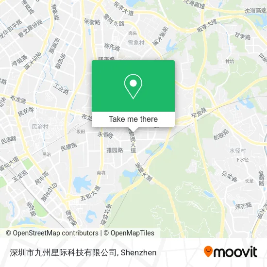 深圳市九州星际科技有限公司 map