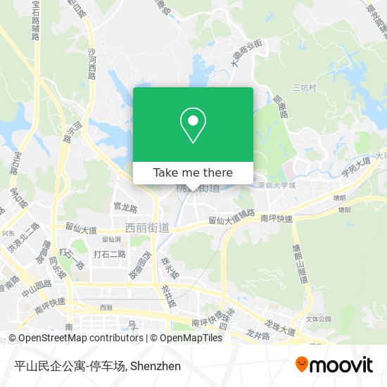 平山民企公寓-停车场 map