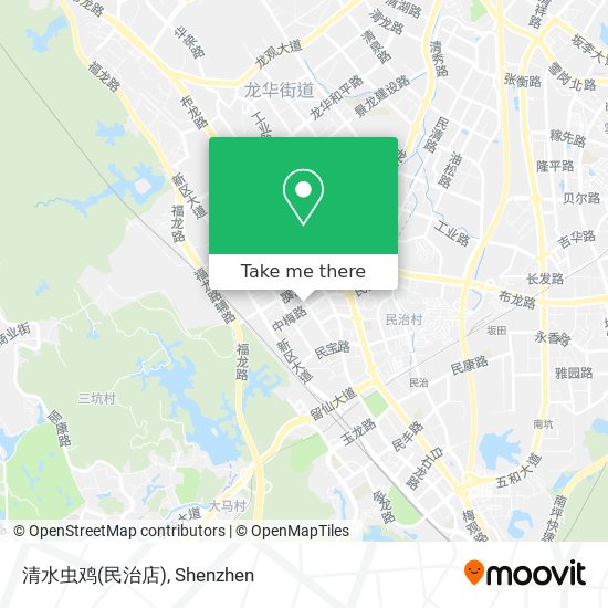 清水虫鸡(民治店) map