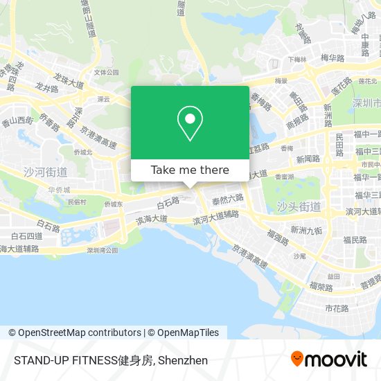 STAND-UP FITNESS健身房 map