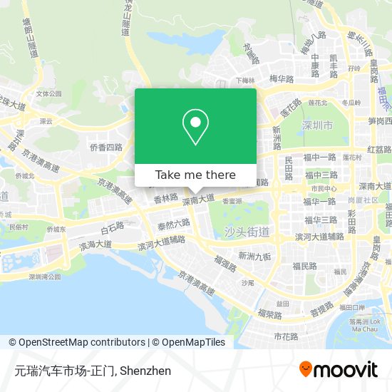 元瑞汽车市场-正门 map