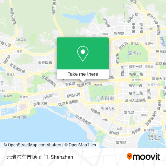 元瑞汽车市场-正门 map