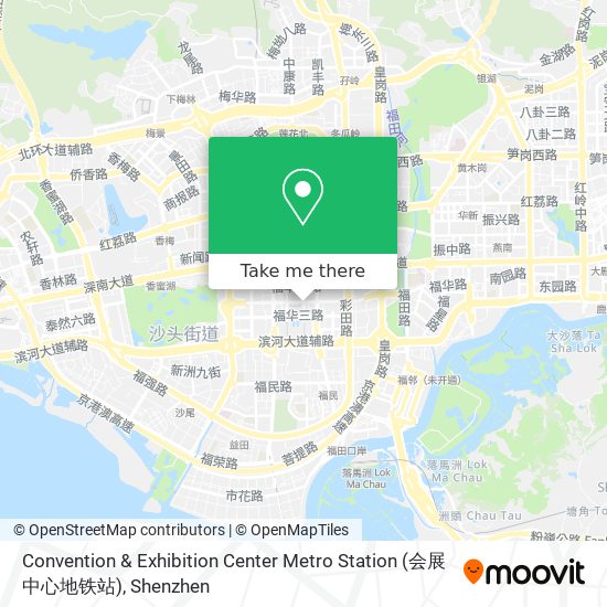 Convention & Exhibition Center Metro Station (会展中心地铁站) map