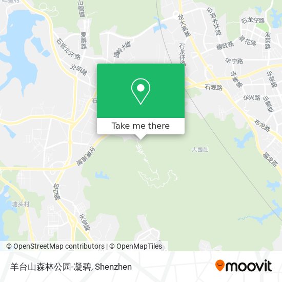 羊台山森林公园-凝碧 map