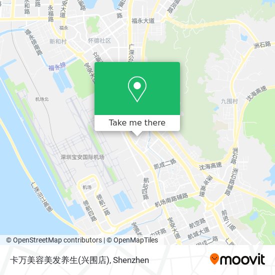 卡万美容美发养生(兴围店) map
