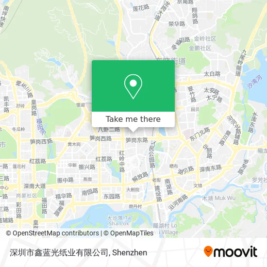 深圳市鑫蓝光纸业有限公司 map