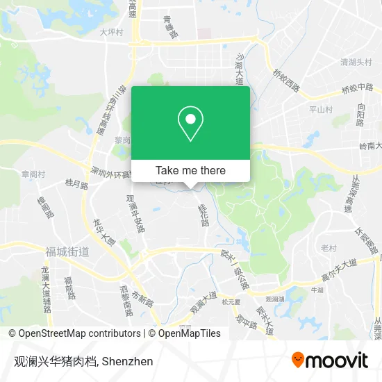 观澜兴华猪肉档 map