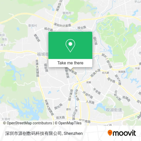 深圳市源创数码科技有限公司 map