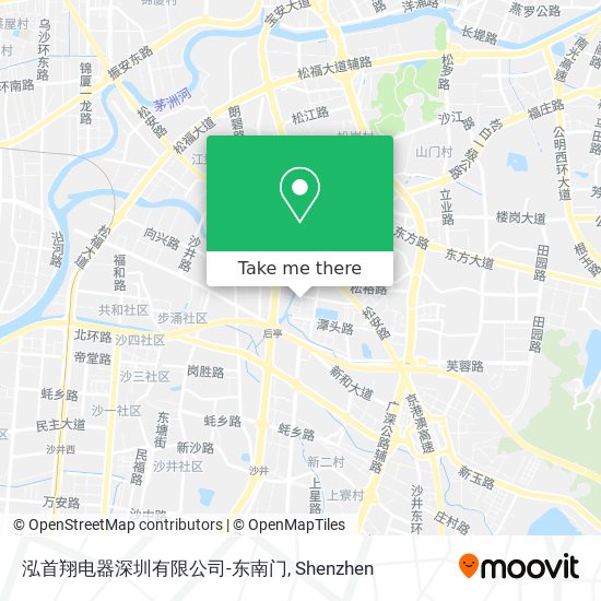 泓首翔电器深圳有限公司-东南门 map