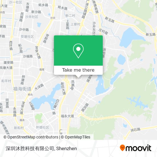 深圳沐胜科技有限公司 map