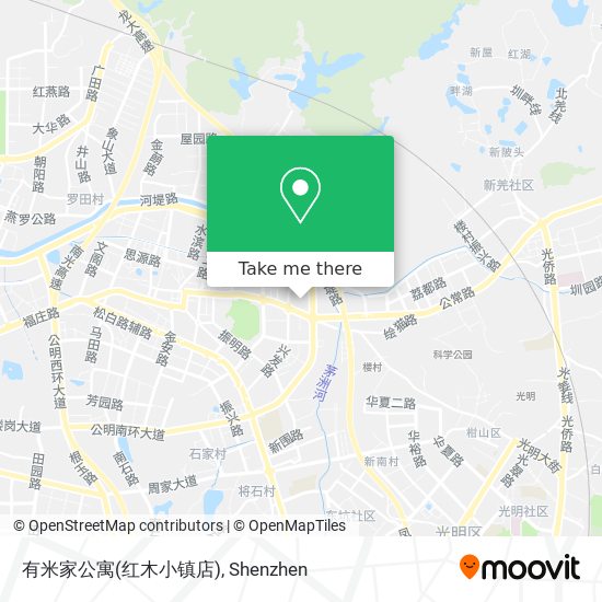 有米家公寓(红木小镇店) map
