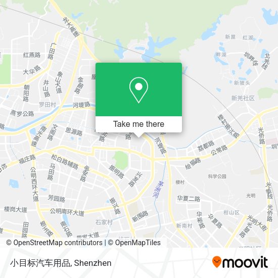 小目标汽车用品 map