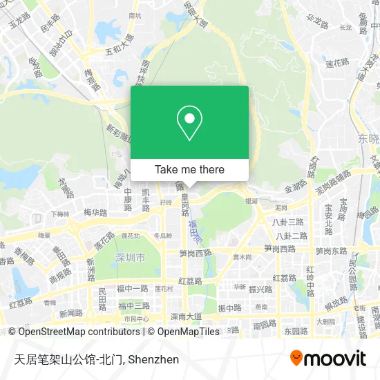 天居笔架山公馆-北门 map