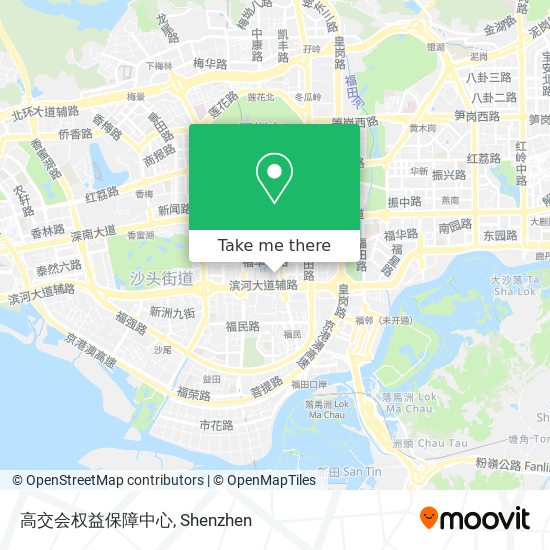 高交会权益保障中心 map