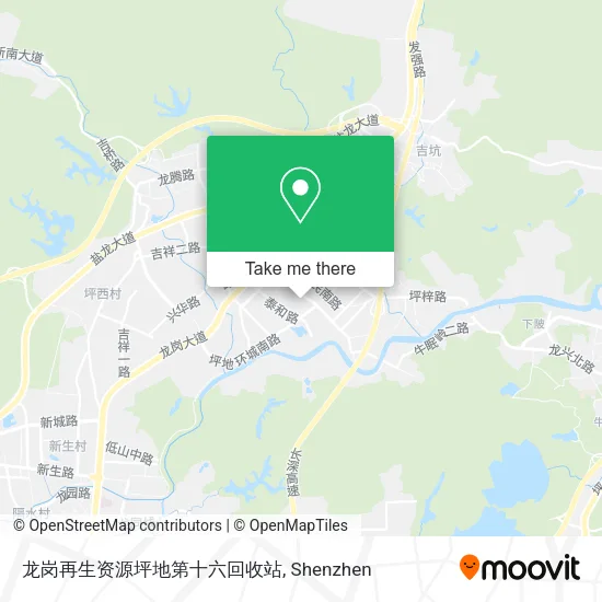龙岗再生资源坪地第十六回收站 map