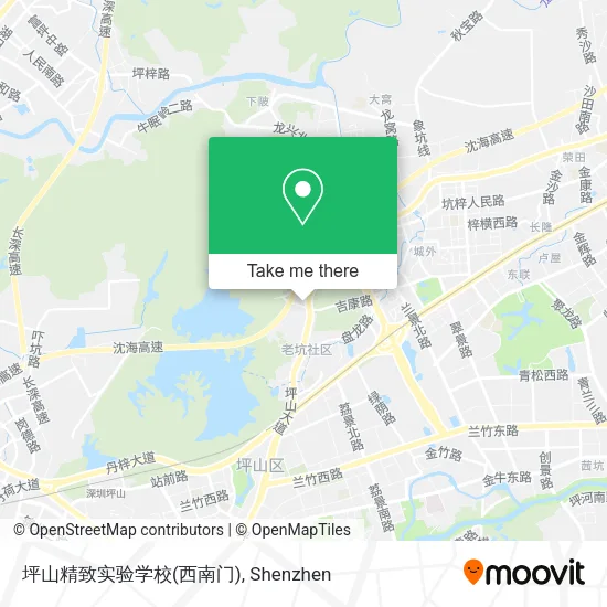 坪山精致实验学校(西南门) map