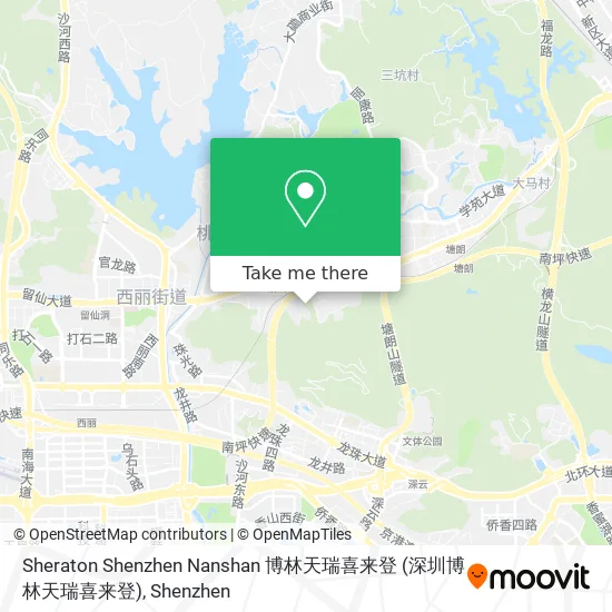 Sheraton Shenzhen Nanshan 博林天瑞喜来登 (深圳博林天瑞喜来登) map