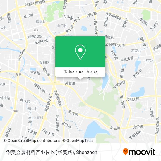 华美金属材料产业园区(华美路) map